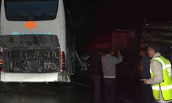 Eskişehir - Antalya seferini yapan 26 plakalı yolcu otobüsü kaza yaptı!