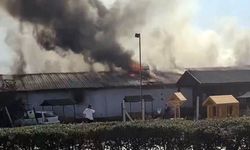 Yürekler ağza geldi; Mobilya imalathanesinde yangın!
