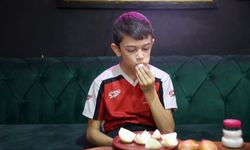 12 yaşındaki Eymen yedikleri ile gören herkesi şaşırtıyor!