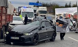 Eskişehir’de feci kaza; Otomobil hurdaya döndü!