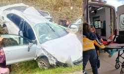 Bursa - Eskişehir yolunda feci kaza; Tır ile otomobil çarpıştı!