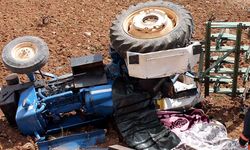 Şarampole uçan traktör sürücüsü hayatını kaybetti!