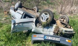 Feci Kaza: Yaşlı çift arabaları devrilmesi sonucu hayatını kaybetti!