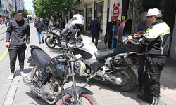 Eskişehir'de 52 motosiklet ve motorlu bisiklet sürücüsüne işlem uygulandı!