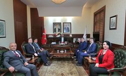 Eskişehir Valisi Hüseyin Aksoy, Tapu ve Kadastro Heyetini Ağırladı