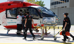 4 Buçuk Aylık Bebek Helikopterle Eskişehir'e Getirildi!