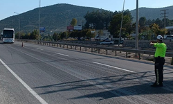 Eskişehir İstikametinde Araç Sürücülerine Drone Denetimi