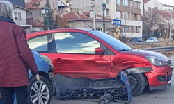 Eskişehir Çamlıca'da Trafik Kazası