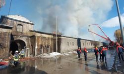 Erzurum’da Tarihi Taş Ambarlarda Korkutucu Yangın