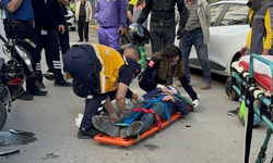 Eskişehir’de Korkutan Kaza! Motosiklet ile Kamyonet Çarpıştı