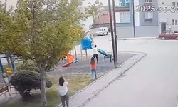 Eskişehir’de Park Yangınının Güvenlik Kamerası Görüntüleri Ortaya Çıktı