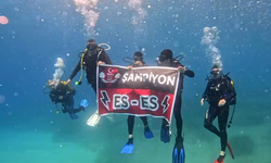 Eskişehirspor’a 26 Metre Derinlikte Şampiyonluk Kutlaması