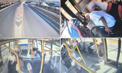 Otobüs Şoförü Kalp Krizi Geçirdi! Faciayı Yolcu Önledi