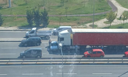 Eskişehir Şehir Hastanesi Önünde Kaza! Tır Otomobile Çarptı