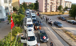 Eskişehir Sokaklarında Servisçilerden Dikkat Çeken Konvoy