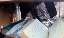Yangında Evi Kül Oldu! Kur’an-I Kerimler Sapasağlam Kaldı