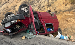 Eskişehir Yolundaki Feci Kazada 2 Kişi Kıl Payı Kurtuldu!