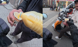 Eskişehir’de Trafikte Boza İkramı Yüzleri Güldürdü!