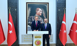 Vali Aksoy Belçika Büyükelçisi Velde’yi Makamında Ağırladı!