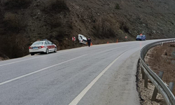 Eskişehir Yolunda Bir Kaza Daha! Araç Yol Kenarına Savruldu!