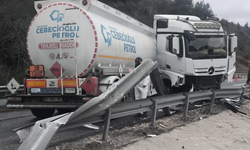 Eskişehir Yolunda Mazot Tankeri Az Kalsın Faciaya Yol Açıyordu!