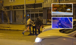 Eskişehir’de Sokak Ortasında Çıkan Kavgada Yumruklar Havada Uçuştu!