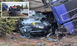 Eskişehir’de Tırın Çarptığı Araçtaki 1 Kişi Yaşamını Yitirdi!