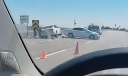 Eskişehir Yolunda Bir Kaza Daha! Araç Refüje Savruldu!