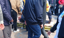 Eskişehir’de Düşerek Başını Yere Çarpan Adam Yürekleri Ağza Getirdi!