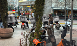 Eskişehir’de Hatalı Park Eden Motosikletler Tepki Topluyor!