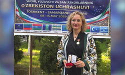 Eskişehirli Yazar ve Sanatçı Arzu Yılmaz Dağdemir’e Özbekistan’da Uluslararası Onur