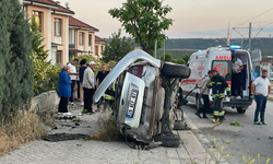Eskişehir’de Kontrolden Çıkan Otomobil Hurdaya Döndü!