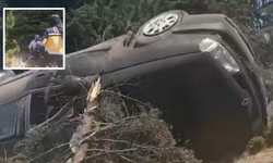 Eskişehir Sivrihisar Yolu’nda Feci Kaza! Araç Takla Attı!