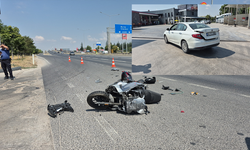 Eskişehir’de Araca Arkadan Çarpan Motosikletli Yola Savruldu