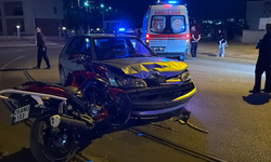 Eskişehir’de Feci Kaza! Motosiklet ve Otomobil Kafa Kafaya Çarpıştı!