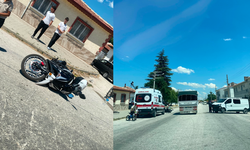 Eskişehir’de Panelvan Araçla Çarpışan Motosiklet Sürücüsü Yaralandı!