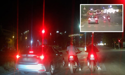 Eskişehir’de Trafik Magandaları İş Başında! Akan Trafikte Yarıştılar!