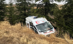 Eskişehir’de Feci Kaza! Hasta Taşıyan Ambulans Kaza Yaptı!