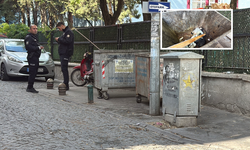 Eskişehir’de Okul Önündeki Çöp Konteynerinde Korkutan Patlama!