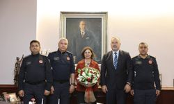 Eskişehir'de İtfaiyecilerden Başkan Ünlüce'ye Ziyaret!