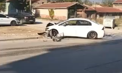 Eskişehir'de Korkutan Kaza! Otomobil Hurdaya Döndü!