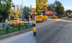 Eskişehir'de Taksicinin Ters Yöne Girmesi Cezasız Kalmadı!