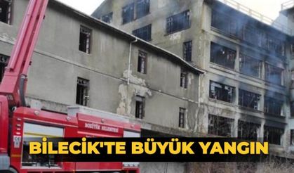 Bilecik'te büyük yangın 
