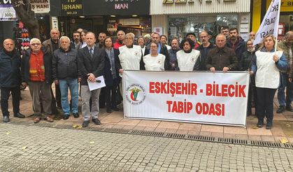 TTB Merkez Konseyi’nin görevden alınmasına Eskişehir'de tepki!