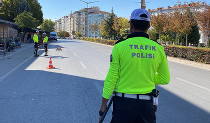 Eskişehir'de Motosiklet Sürücülerine Sıkı Denetim