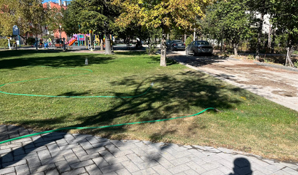 Eskişehir’de Parkta Tepki Çeken Görüntü! İsraf Had Safhada