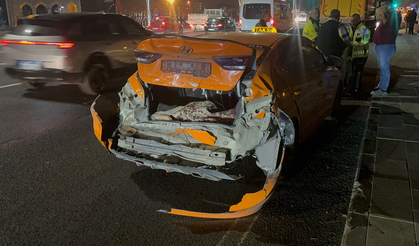 Eskişehir Yolunda 5 Araçlı Zincirleme Kaza Ucuz Atlatıldı!