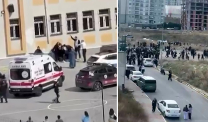 Okulda Öğrenciler Arasındaki Bıçaklı Kavgada 2 Kişi Yaralandı!