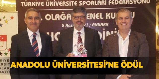 Anadolu Üniversitesi’ne ödül