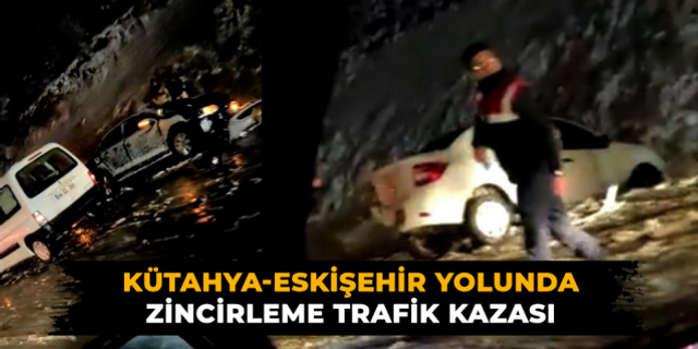 Kütahya-Eskişehir yolunda kaza